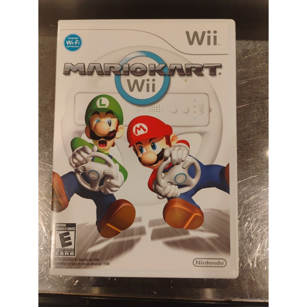 Nintendo Wii Game Mario Kart Wii Complete With Manual Racing Classic